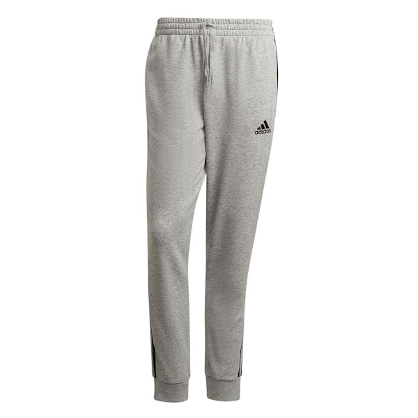 Byxor Adidas Essentials Tapered Cuff 3 Stripes Gråa 164 - 169 cm/S