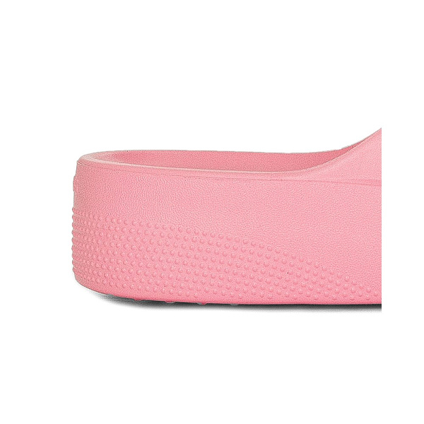 Tofflor Crocs Platform Slide Rosa 38