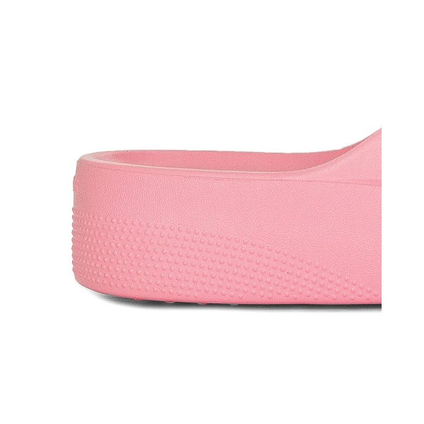 Tofflor Crocs Platform Slide Rosa 39