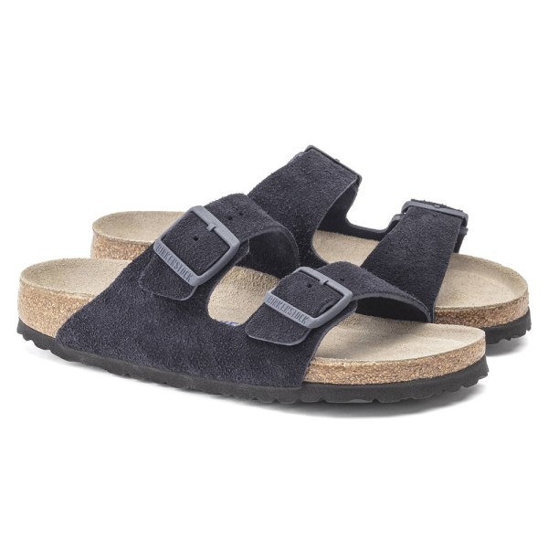 Rantakengät Birkenstock Arizona Sfb Midnight Narrow Fit Tummansininen 42