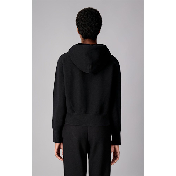 Puserot je Fleecet Champion Wmns Reverse Weave Cropped Hoodie Mustat 168 - 172 cm/M