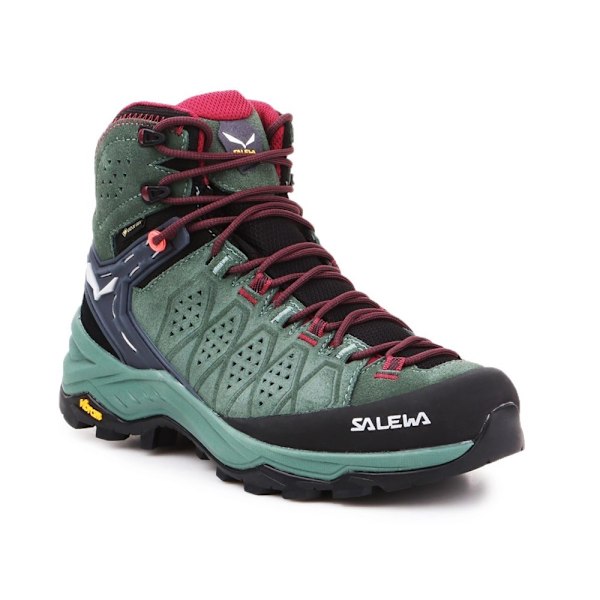 Sko Salewa WS Alp Trainer 2 Mid Gtx Sort,Grøn 38.5