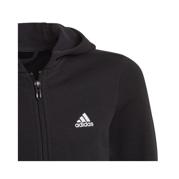 Puserot je Fleecet Adidas Essentials Track Jacket JR Mustat 135 - 140 cm/S