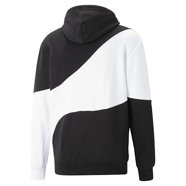 Puserot je Fleecet Puma Power Cat Hoodie Mustat 176 - 181 cm/M