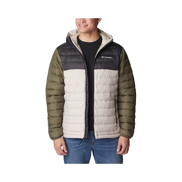 takki Columbia Powder Lite Valkoiset,Oliivinväriset 188 - 192 cm/XL