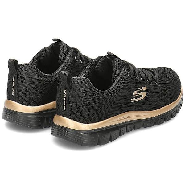 Puolikengät Skechers Get Connected Mustat 37