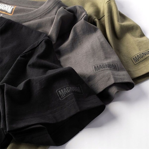 T-shirts Magnum Basic Grå,Sort,Grøn 178 - 182 cm/M