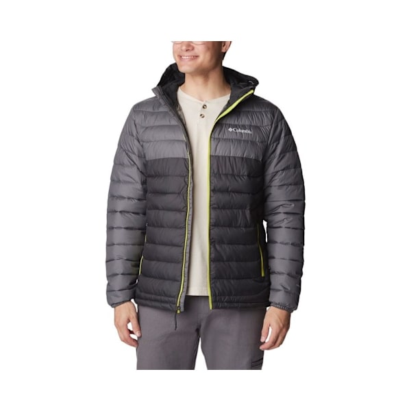 Jakker Columbia Powder Lite Hooded Grå,Sort 178 - 182 cm/M