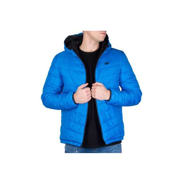 Jakker 4F 4FWAW23TDJAM434NIEBIESKI Sort 182 - 185 cm/XL