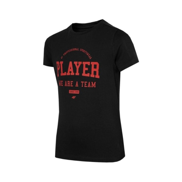 T-shirts 4F JTSM007 Sort 122 - 127 cm