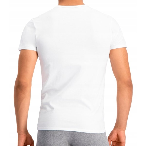 T-paidat Puma Basic 2p Crew Tee Valkoiset 188 - 191 cm/XL