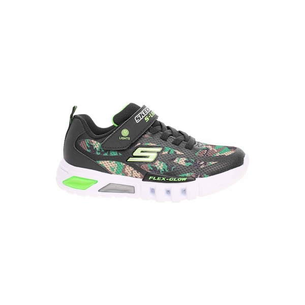 Sneakers low Skechers S Lightsflexglow Rondler Sort,Grøn 33