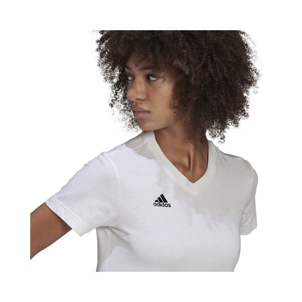 T-paidat Adidas Entrada 22 Tee W Valkoiset 158 - 163 cm/S