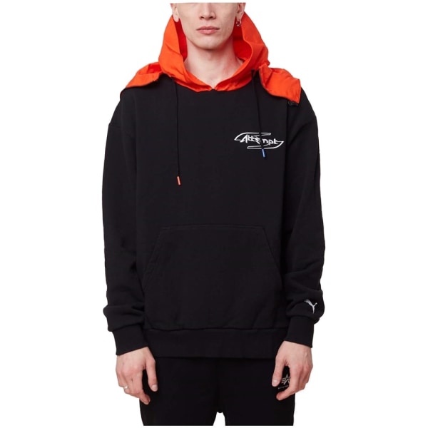 Puserot je Fleecet Puma X Attempt Hoodie Mustat,Oranssin väriset 176 - 181 cm/M
