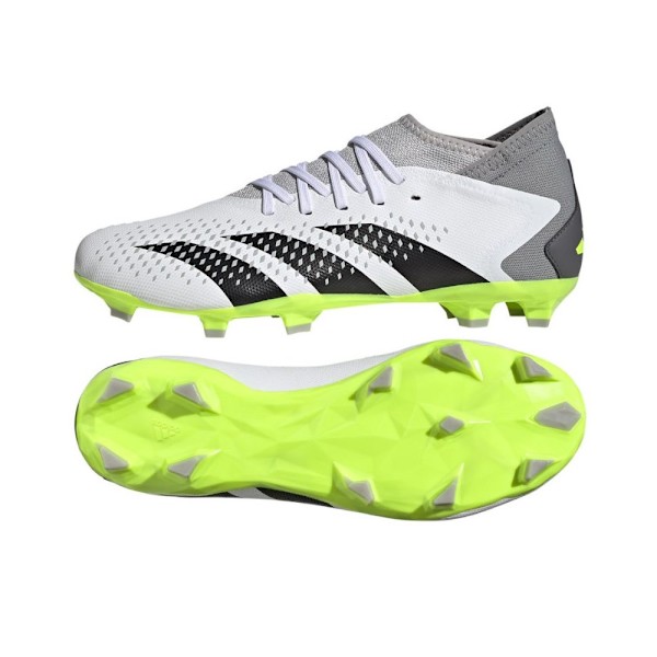 Lågskor Adidas Predator Accuracy3 Fg M Vit,Gråa 47 1/3