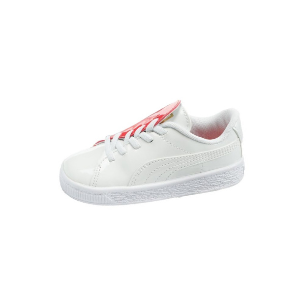 Sneakers low Puma Basket Crush Patent Hvid 26