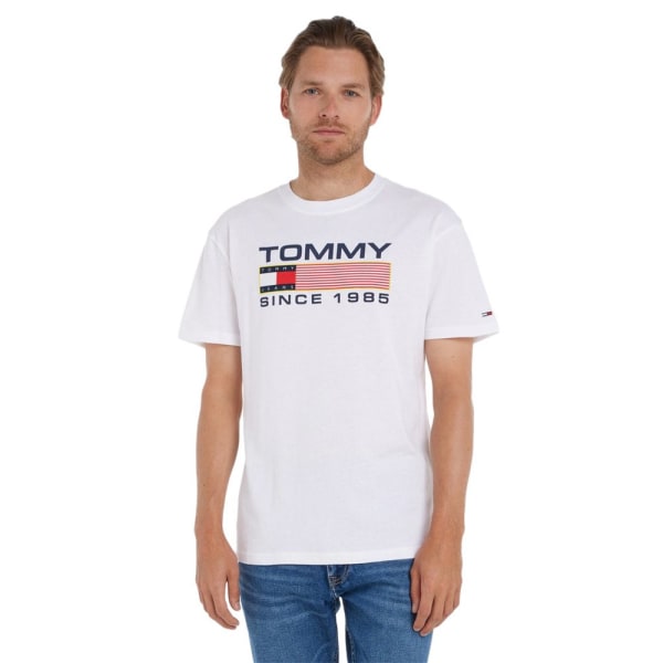 Shirts Tommy Hilfiger DM0DM14991YBR Vit 184 - 188 cm/XL