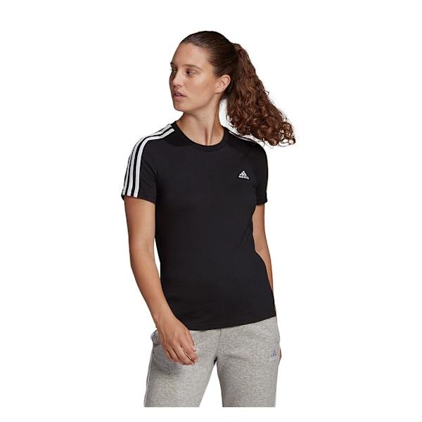 T-shirts Adidas Essentials Slim Sort 152 - 157 cm/XS