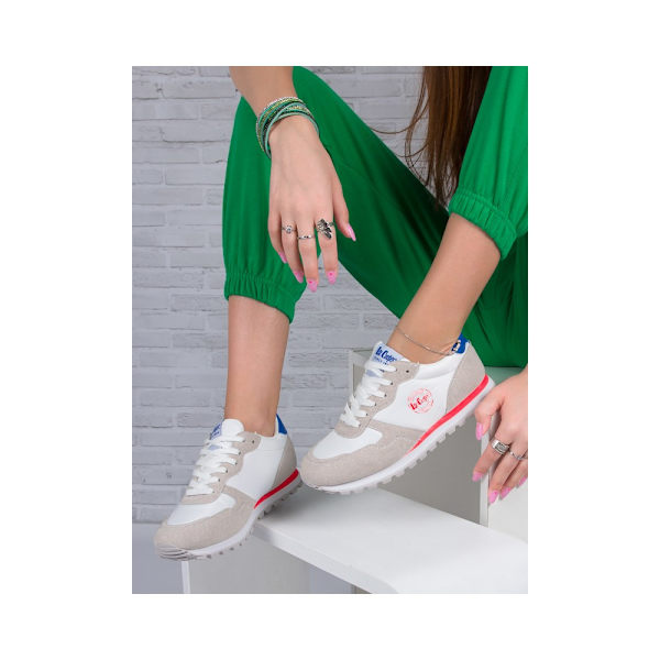 Puolikengät Lee Cooper LCW22310848LA Beesit,Valkoiset 37
