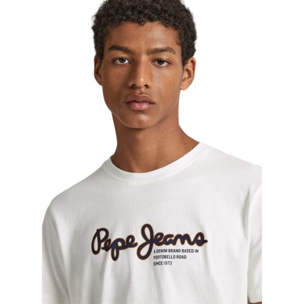 T-shirts Pepe Jeans WIDO FUTURE ECRU Hvid 170 - 175 cm/M