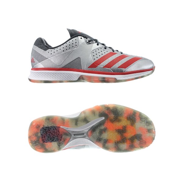 Lågskor Adidas Counterblast Gråa,Silver,Röda 38 2/3