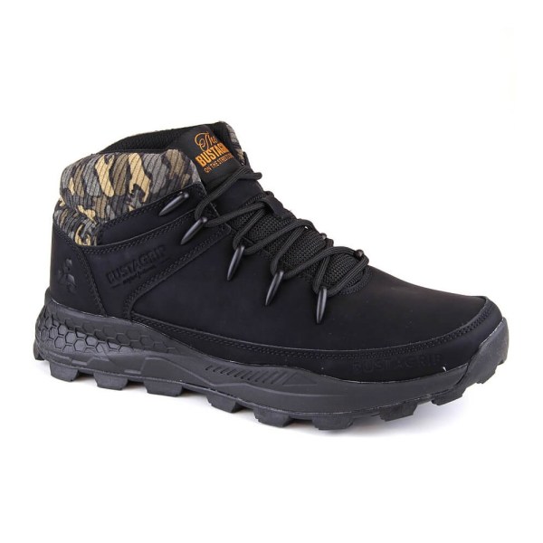 Sko Bustagrip Army Sort 40