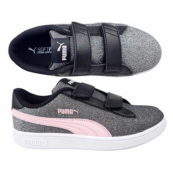 Lågskor Puma Smash V2 Glitz Glam V PS Gråa 34.5
