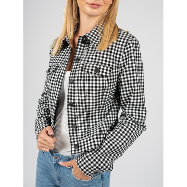 Jakker Guess W2GL15WEKU0 Sort,Hvid 168 - 172 cm/M