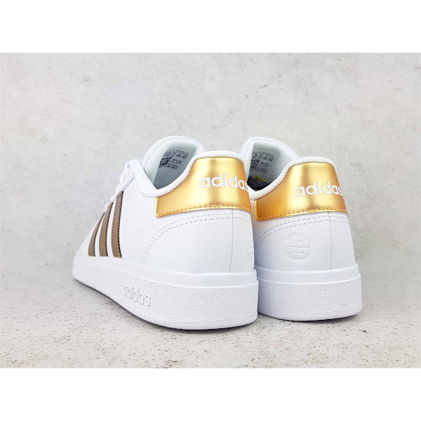 Lågskor Adidas Grand Court 20 K Vit 36