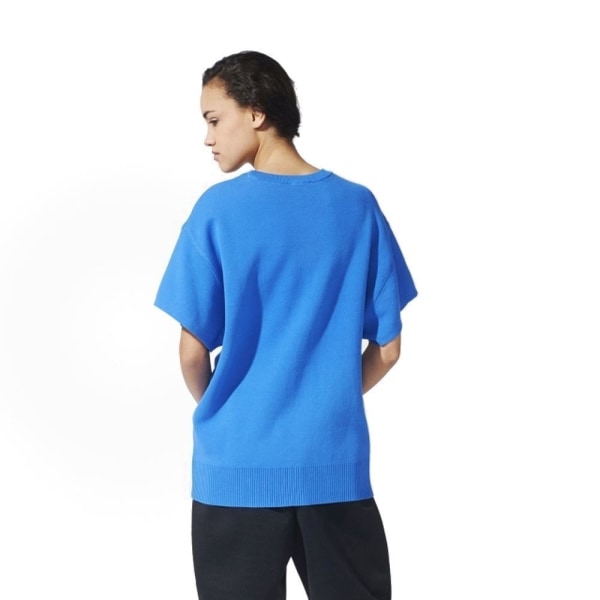 T-shirts Adidas HY Ssl Knit Blå 158 - 163 cm/S