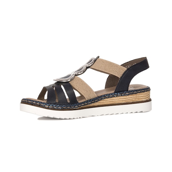 Sandaler Rieker 679L416BL Sort 37