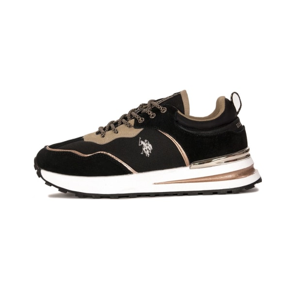 Sneakers low U.S. Polo Assn SOFIA002BLKBEI01 Guld,Sort 39
