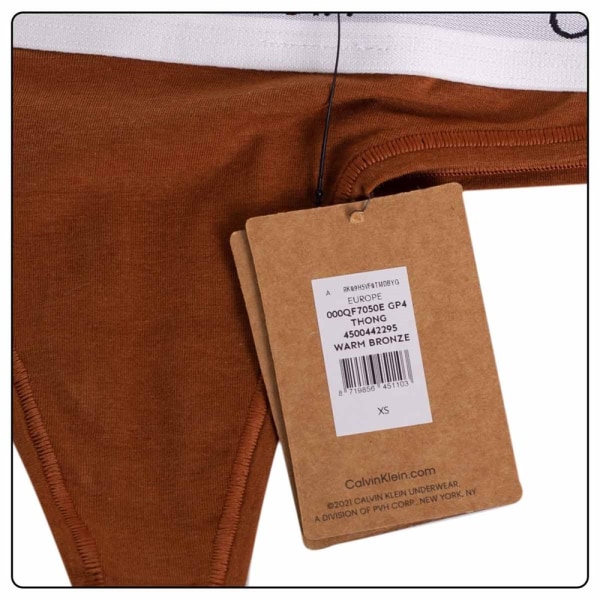 Majtki Calvin Klein 000QF7050E GP4 Brun XS