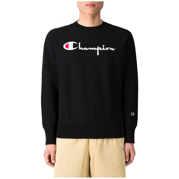 Champion Reverse Weave Embroidered Script Logo Mustat 178 - 182 cm/M