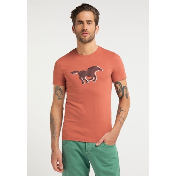 T-paidat Mustang Aaron C Print Oranssin väriset 194 - 199 cm/3XL