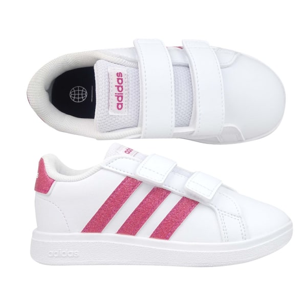 Lågskor Adidas Grand Court 20 CF Rosa,Vit 26.5