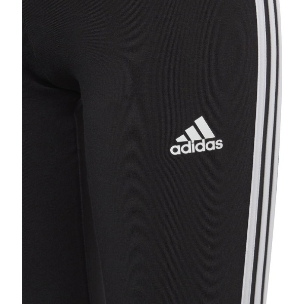 Housut Adidas 3 Stripes Tight Mustat 135 - 140 cm/S