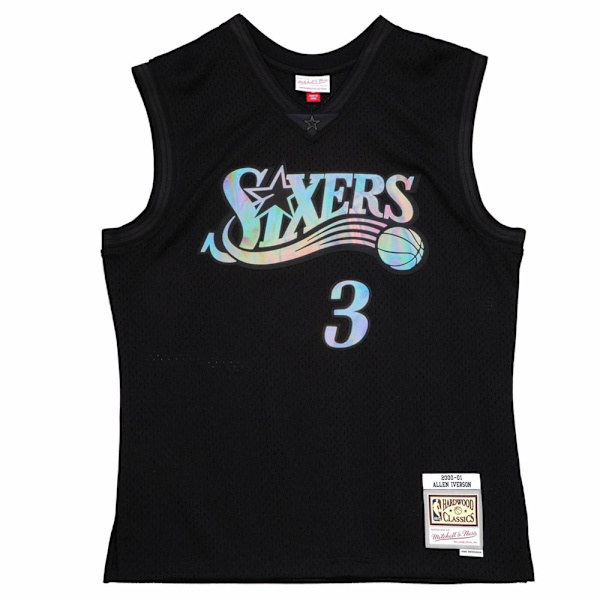 Mitchell & Ness Nba Swingman Allen Iverson Philadelphia 76ERS Sort 193 - 197 cm/XXL