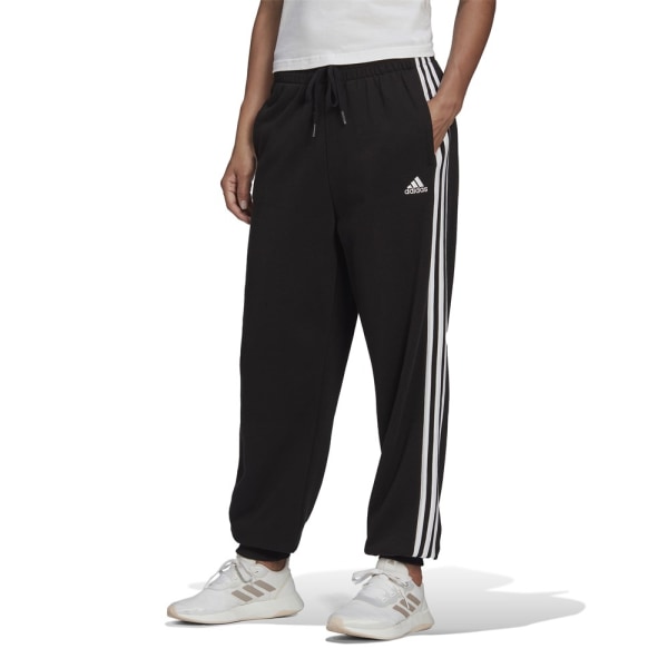 Housut Adidas Essentials Studio Lounge 3STRIPES Mustat 170 - 175 cm/L