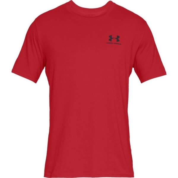 T-shirts Under Armour Sportstyle Left Chest SS Rød 193 - 197 cm/XXL