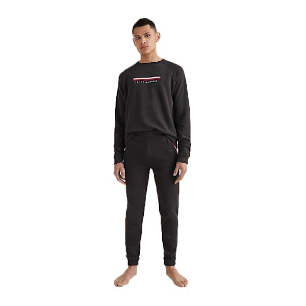 Housut Tommy Hilfiger UM0UM02352BDS Mustat 171 - 175 cm/M