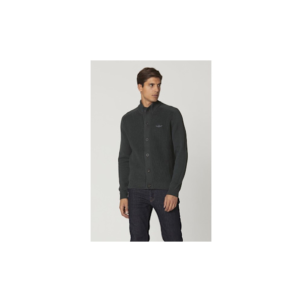 Trøjer Aeronautica Militare MA1454L40939295 Sort 188 - 192 cm/XL