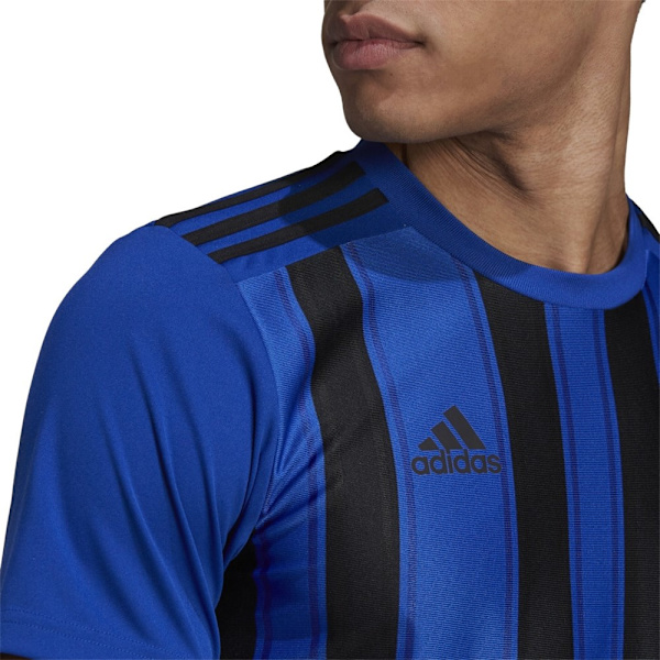 T-shirts Adidas Striped 21 Sort,Blå 164 - 169 cm/S