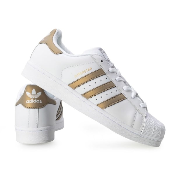 Lågskor Adidas Superstar Vit,Guld 39 1/3 5e87 | Vit,Guld | 39.3 | Fyndiq