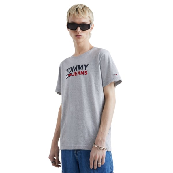 Shirts Tommy Hilfiger DM0DM15379P01 Gråa 174 - 178 cm/M