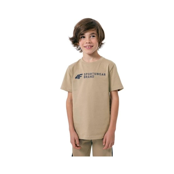 T-shirts 4F JTSM003 Brun 122 - 127 cm