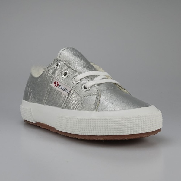 Lågskor Superga Varnish Silver 27