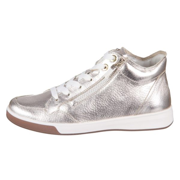 Sko Ara OM Metallic Platin Gauchosoft Sølv 5.5 UK women
