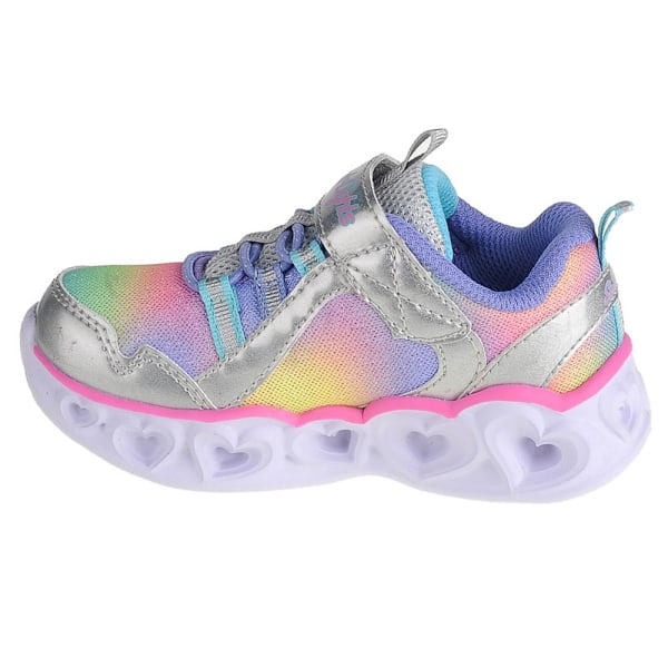 Lågskor Skechers Heart Lightsrainbow Lux Silver 21