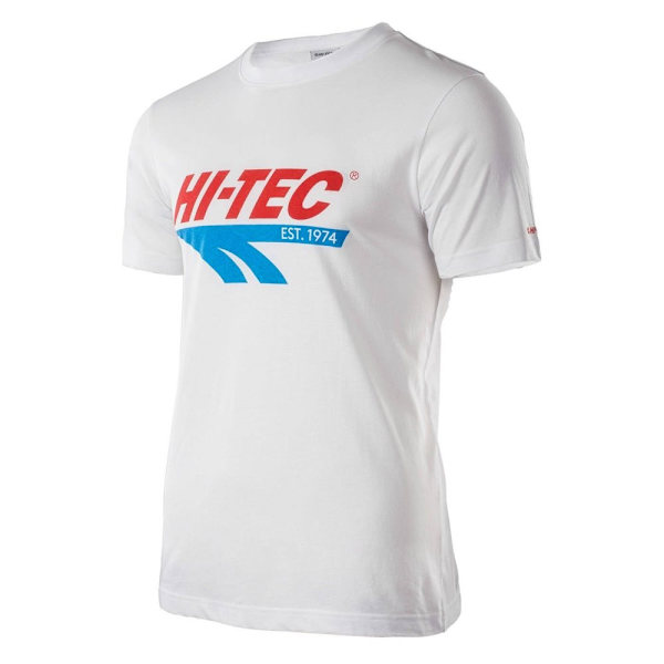 T-shirts Hi-Tec Retro Hvid 188 - 193 cm/XXL